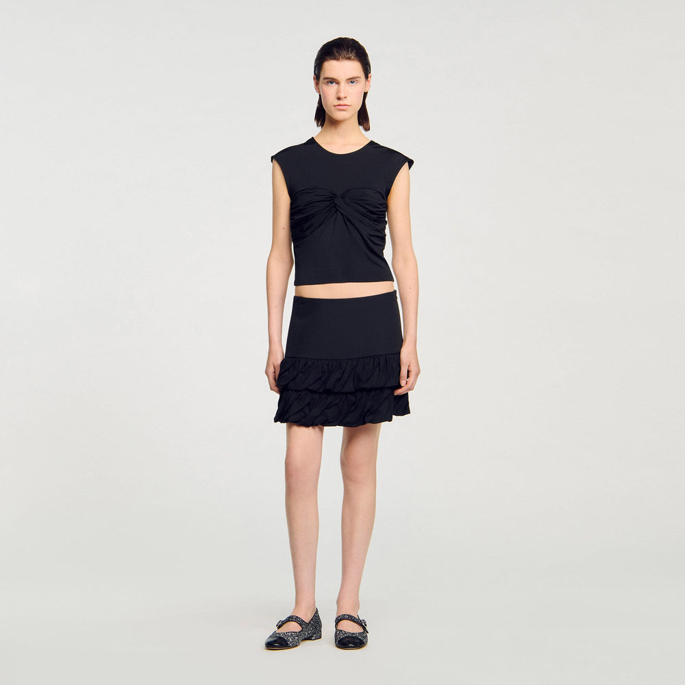 Sandro Women Draped T-shirt