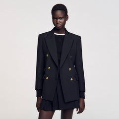 Sandro Women Double-breasted suit jacket