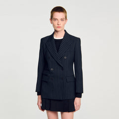 Sandro Women Striped suit jacket