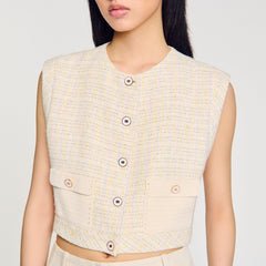 Sandro Women Decorative tweed jacket