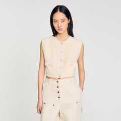 Sandro Women Decorative tweed jacket