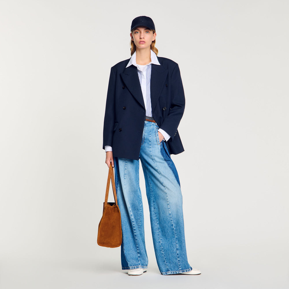 Sandro Women Wool blend suit jacket