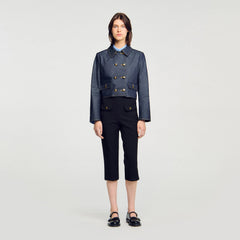 Sandro Women Denim tailored jacket