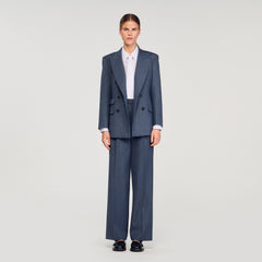 Sandro Women Striped tailored jacket