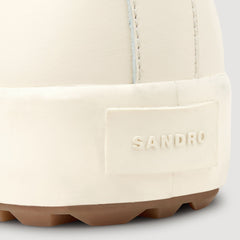 Sandro Men Low-top split leather trainers