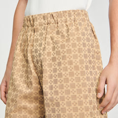 Sandro Men Square Cross jacquard shorts
