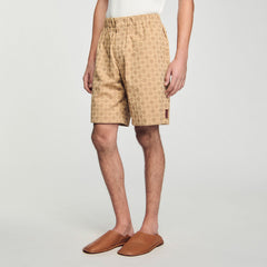 Sandro Men Square Cross jacquard shorts