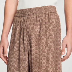 Sandro Men Patterned Flowy Bermuda shorts