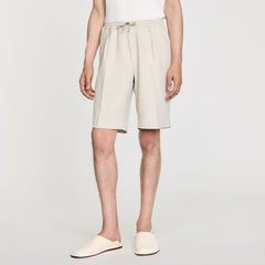 Sandro Men Jersey Bermuda shorts