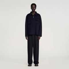 Sandro Men Zipped overshirt