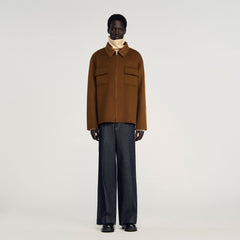 Sandro Men Zipped overshirt