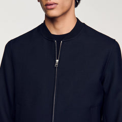 Sandro Men Zip-up varsity jacket