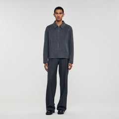 Sandro Men Double-faced wool jacket