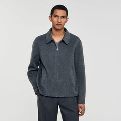 Sandro Men Double-faced wool jacket
