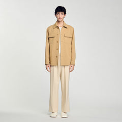 Sandro Men Oversized shirt with pockets