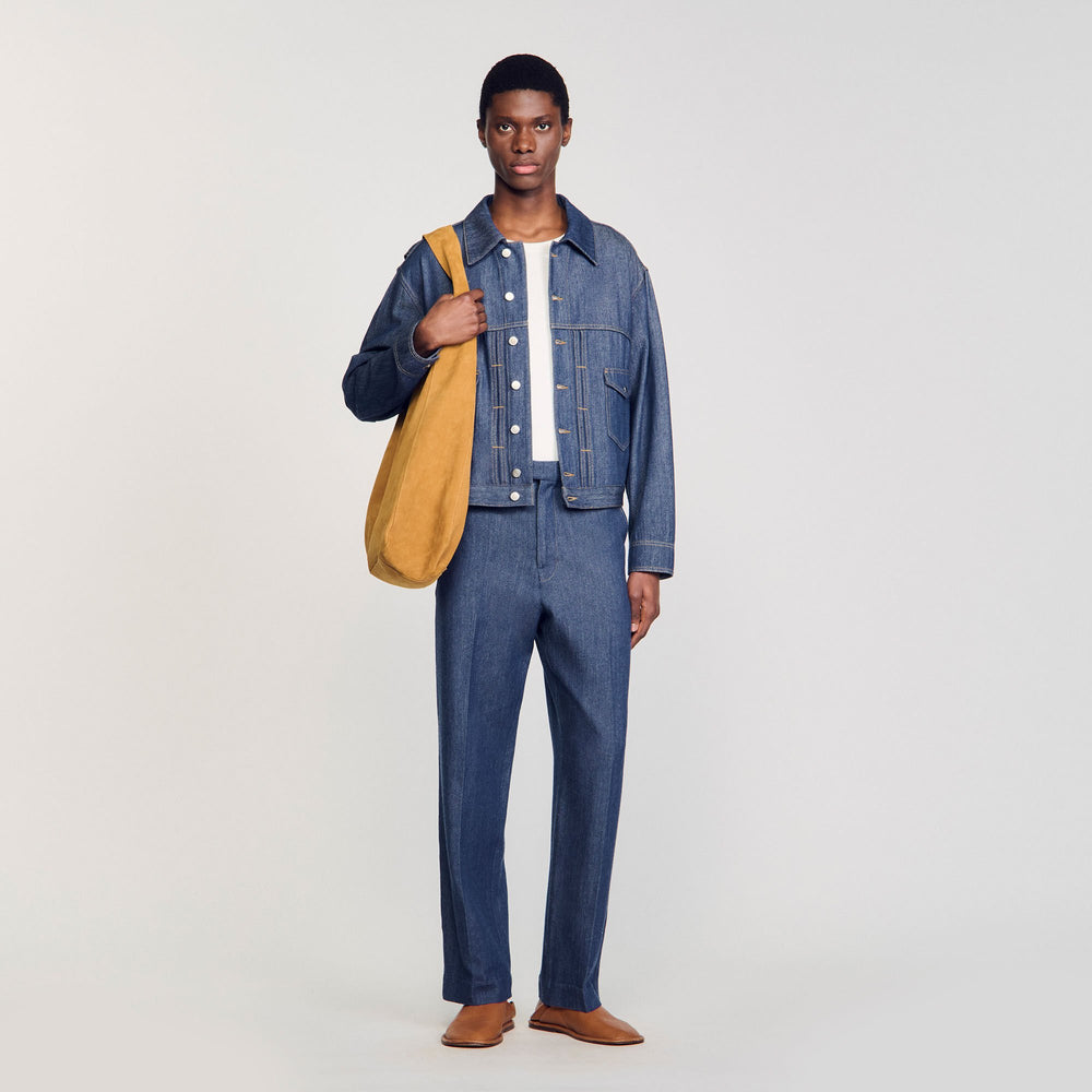 Sandro Men Chambray jacket