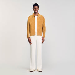 Sandro Men Split leather jacket