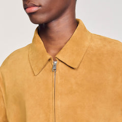 Sandro Men Split leather jacket