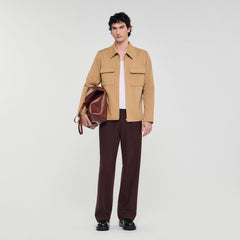 Sandro Men Zip-up pocket jacket