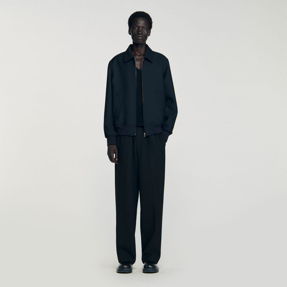 Sandro Men Casual zip-up jacket