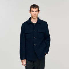Sandro Men Wool overshirt
