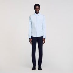 Sandro Men Fitted stretch cotton shirt