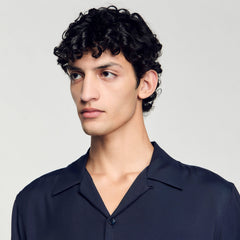 Sandro Men Shark collar shirt
