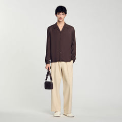 Sandro Men Flowy shirt