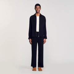 Sandro Men Pleated shirt