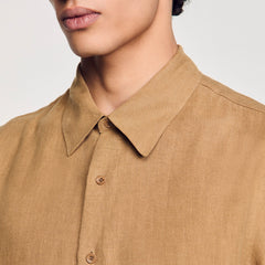 Sandro Men Linen shirt