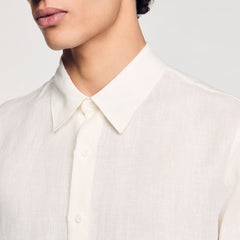 Sandro Men Linen shirt