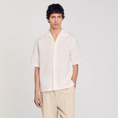 Sandro Men Cotton and linen shirt