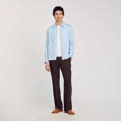 Sandro Men Zip-up shirt