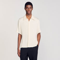 Sandro Men Crinkled shirt
