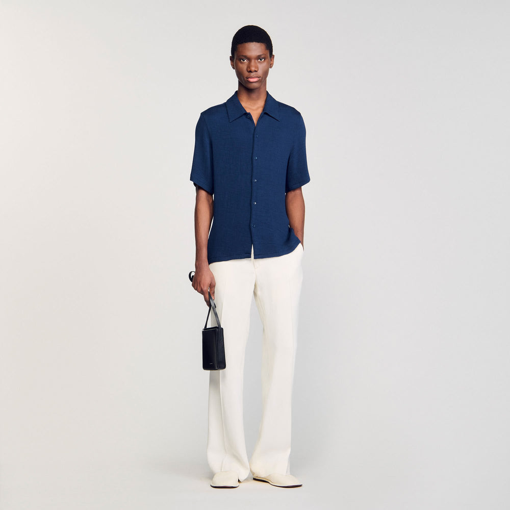 Sandro Men Crinkled shirt
