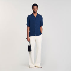 Sandro Men Crinkled shirt