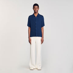 Sandro Men Crinkled shirt