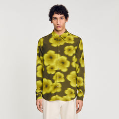 Sandro Men Loose-fit floral shirt