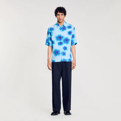 Sandro Men Floral motif shirt