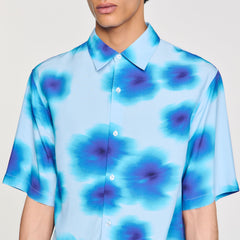 Sandro Men Floral motif shirt