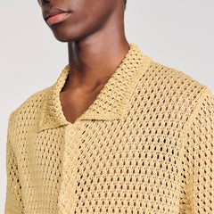 Sandro Men Crochet shirt