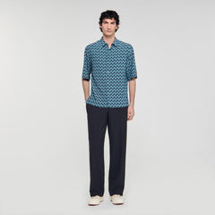 Sandro Men Rope print shirt