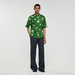 Sandro Men Floral motif shirt