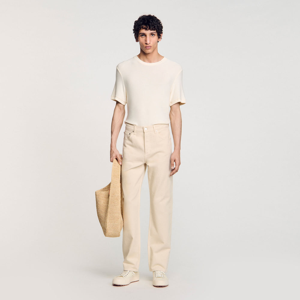 Sandro Men Cotton jeans