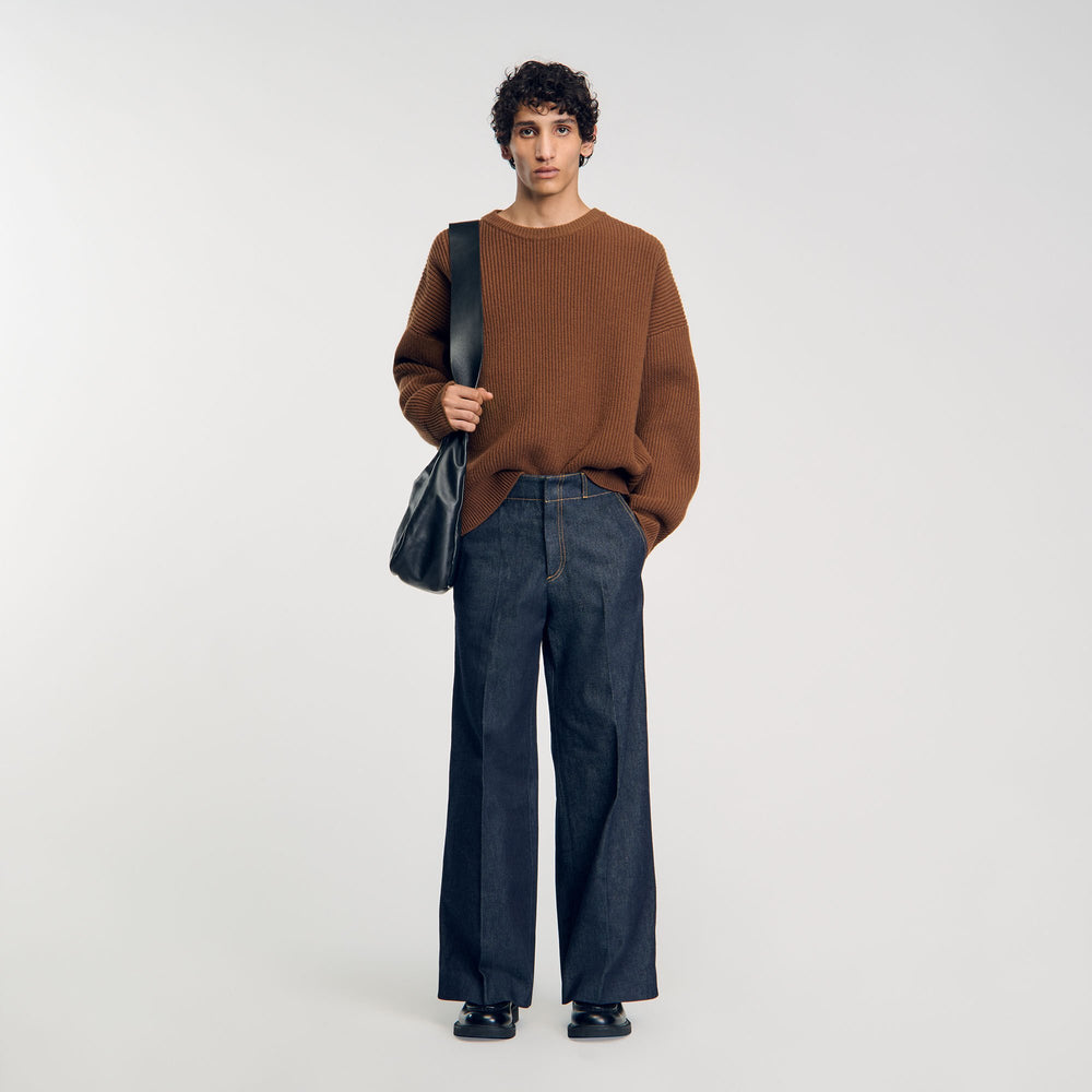 Sandro Men Wide-leg jeans