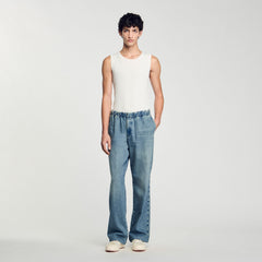 Sandro Men Wide-leg jeans