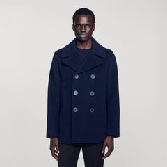 Sandro Men Wool pea coat