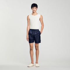 Sandro Men Square Cross swim shorts