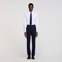 Sandro Men Classic wool suit pants