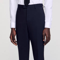 Sandro Men Classic wool suit pants